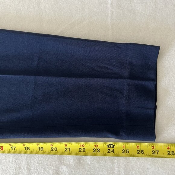 Banana Republic Women's Pull-on Tapered Stretch Blue Pants Size 12 High Rise NWT - Picture 15 of 15